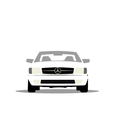 Mercedes-benz W126 coupé SEC 1981-1991