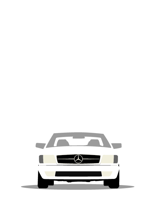 Mercedes-benz W126 coupé SEC 1981-1991